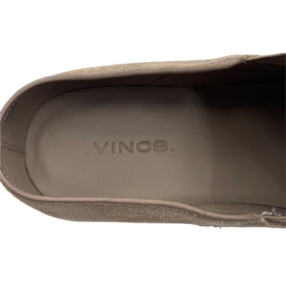 Vince Verell Suede Side Slip On In Woodsmoke - Picture 5 of 5